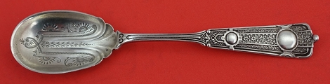 Sugar Spoon w/ Brite-cut bowl 6 1/4